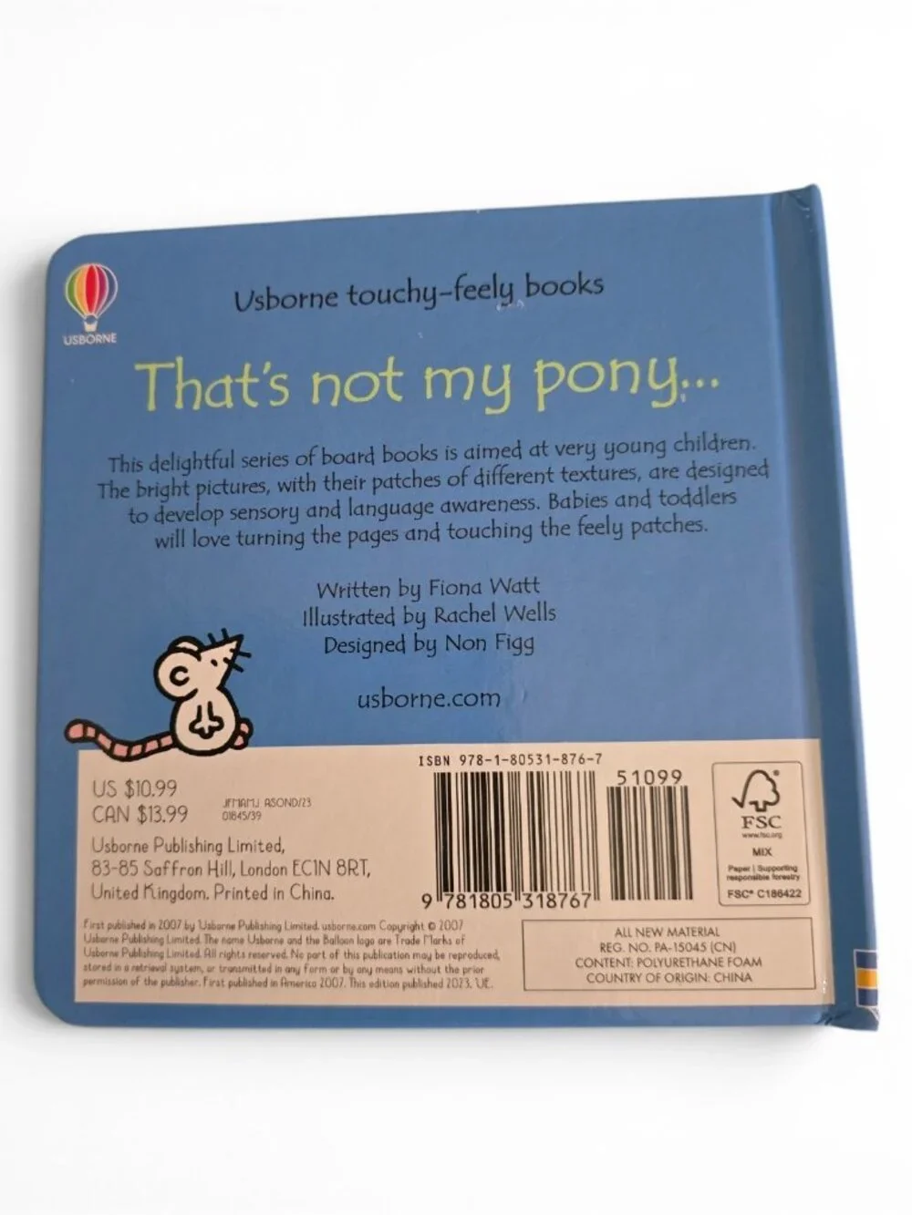 Interactive Toddler Board Book Lot 6 Usborne Touch Feel Never Touch Polar Bear